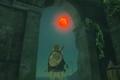 Link looking up at the sun in Zelda Tears of the Kingdom